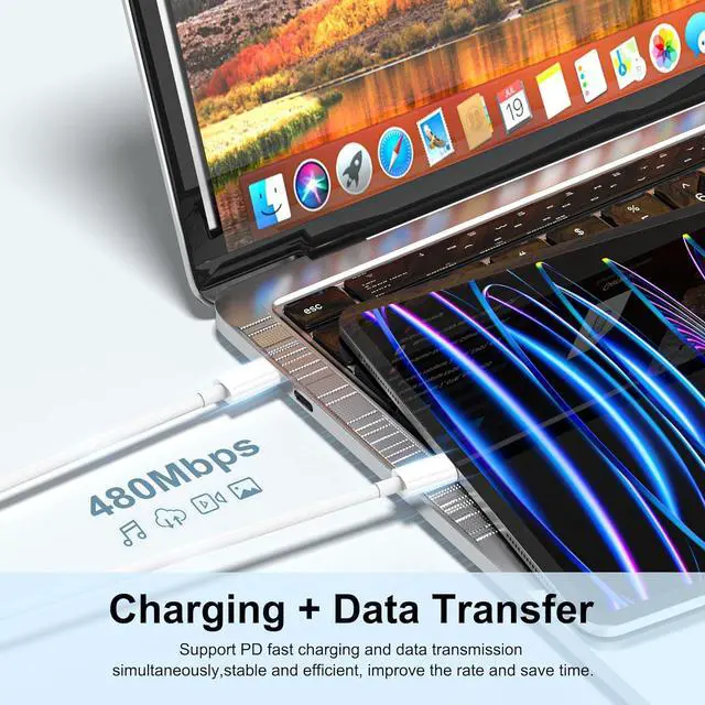 Alt view image 4 of 7 - for iPhone16 Charger 3 Pack 20W USB-C Fast Wall Charger with 6ft C to C Cable for iPhone 16/16 Pro/16 Pro Max/16 Plus/15 Series/iPad Air/iPad Pro and More