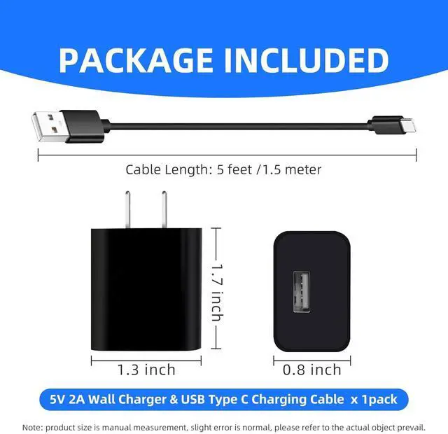 Alt view image 5 of 5 - USB C Charger for Kids Tablets Kindle Paperwhite & Fire 7 HD 8 10 Plus Tablets