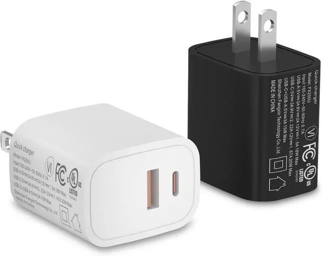 Alt view image 5 of 5 - 20W Type C Fast Charger with 2 Ports for  Galaxy Tab A9+ 12.4 A8 10.5 A7 10.4 Tab S10+/S10 Ultra/S9/S8/S9+/S9Ultra/S9 FE/S8+/S8 Ultra SM-X210/X200/X700/X800 SM-T500/T220 with 3A Fast Cable