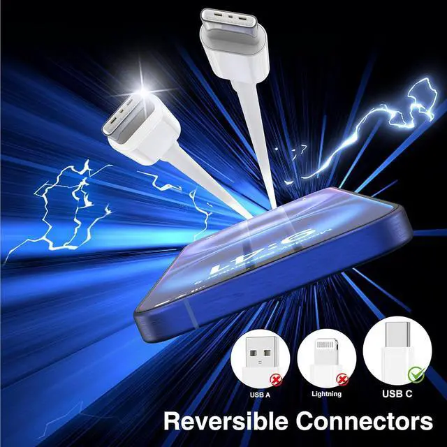 Alt view image 3 of 7 - for iPhone 17 16 Charger 20W PD Fast Charging USB C Wall Charger with 6FT USB C to C Charging Cable Compatible iPhone 16/15/Pro/Pro Max/Plus iPad Pro/AirPods and More
