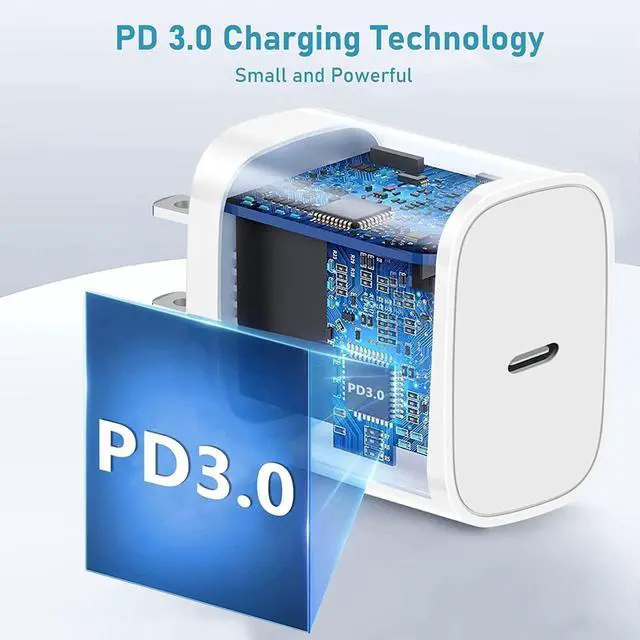 Alt view image 6 of 7 - 10FT iPad Charger Cord 20W USB C Fast Charger with Long Charging Cable for iPad Pro 13/12.9/11 inch iPad 10th Generation iPad A16 11th Generation iPad Air 13/11 inch/5th/4th iPad mini 6/7th