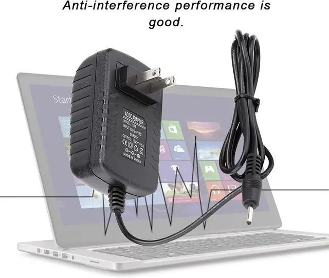 Alt view image 4 of 7 - 12V 1.5A AC Charger Adapter for Iconia Tab A500 Series Tablet Short Circuit IC Extra Long 2.95ft AC Adapter Power Cord US