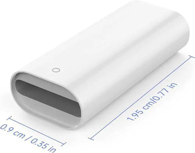 Alt view image 6 of 7 - Charger Adapter Compatible with  Pencil 1st Generation Female to Female Charging Connector for iPad Pen 1st Gen - 2 Pack