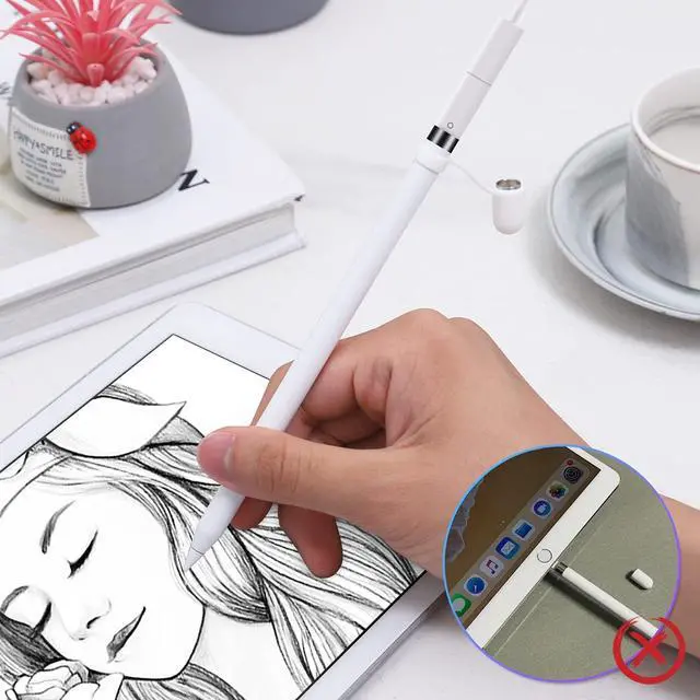 Alt view image 7 of 7 - Charger Adapter Compatible with  Pencil 1st Generation Female to Female Charging Connector for iPad Pen 1st Gen - 2 Pack