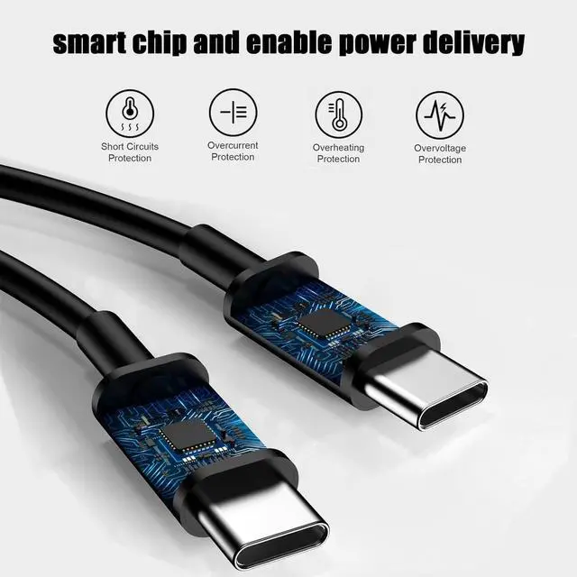 Alt view image 4 of 7 - 25W Super Fast Charger Charging Cable for Galaxy Tab S10+Plus Tab S10 FE+Plus Tab-S10 Ultra SM-X620 SM-X626B SM-X520 SM-X526B 5G Tablet Type C Adapter Power Cord (6.6Ft)