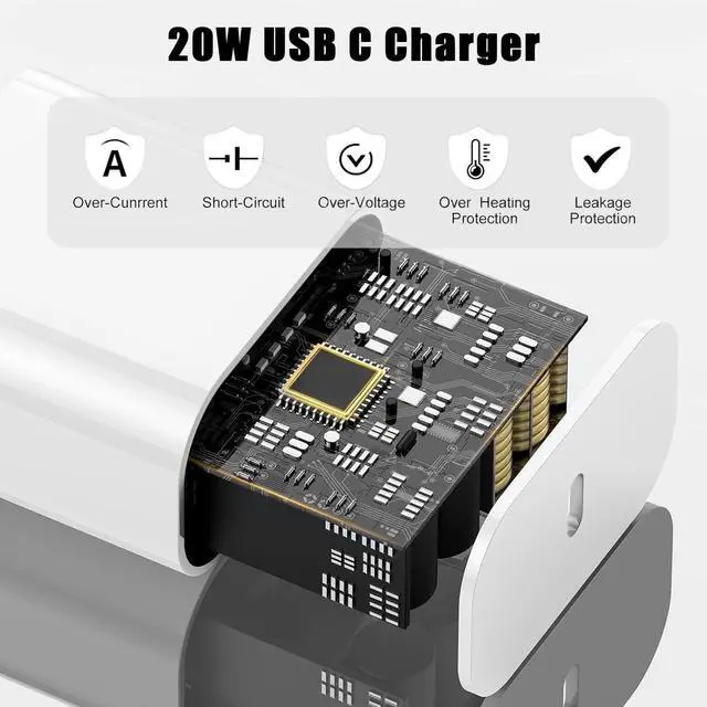 Alt view image 4 of 6 - Galaxy Tab A9 S10 Charger USB C Fast Charger for  Galaxy Tab S10 S9 S8 S7 S6 S5e S4 Tab A7 10.4 A9+ 12.4 A8 10.5 Tab A 10.1 Tab A 8.4 8.0 Tablet Charger 20W PD Power Adapter 6.6FT