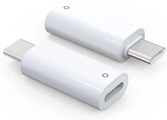 Main image of USB C Pencil Adapter Designed for  Pencil 1st Gen Only Compatible with iPad 10th /11th A16 2025 Gen USB-C to Lightning Pencil Charging Adapter Support Charging & Connection(2Pack)