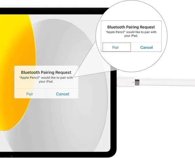Alt view image 4 of 6 - USB C Pencil Adapter Designed for  Pencil 1st Gen Only Compatible with iPad 10th /11th A16 2025 Gen USB-C to Lightning Pencil Charging Adapter Support Charging & Connection(2Pack)