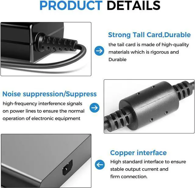 Alt view image 4 of 5 - Saturn 2 3D Printer 24V Adapter Compatible with Elegoo Saturn 2 Saturn2 8K 10-Inch Monochrome 10 Mono LCD MSLA Photocuring Desktop Resin 3D Printer Power Supply Cord Charger 24VDC 4A 96W
