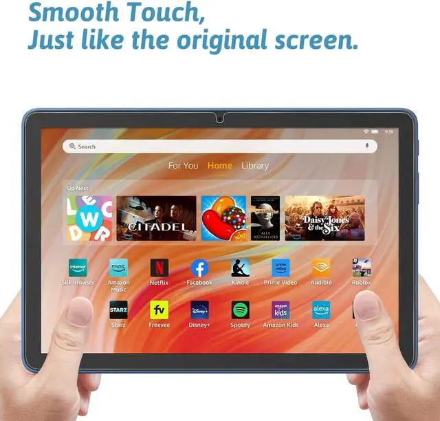 Alt view image 4 of 6 - Screen Protector for 10/10 Kids/ 10 Kids Pro Tablet Tempered Glass 9H Hardness Anti-Scratch 2 Pack