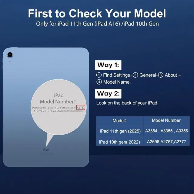 Alt view image 2 of 7 - Screen Protector for iPad 11th 10th Generation (iPad A16 11-inch 2025/10.9 inch 2022) 2 Pack Tempered Glass for iPad 11/10 Gen Case Friendly Anti-Scratch Touch Sensitive