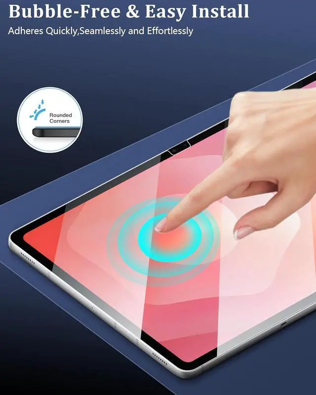 Alt view image 3 of 7 - 2 Pack Screen Protector for  Galaxy Tab S11 Ultra/Tab S10 Ultra/Tab S9 Ultra/Tab S8 Ultra 14.6 Inch 2025/2024/2023 High Definition Tempered Glass