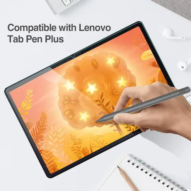 Alt view image 7 of 7 - 2 Pack Screen Protector for 12.7  Idea Tab Pro 2025/Yoga Tab Plus 2025/Tab P12 2023 Tempered Glass Film Guard for 12.7  Idea Tab Pro/Yoga Tab Plus/Tab P12 2025 2023 Release
