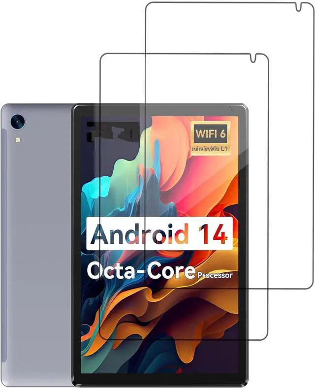 Main image of [2 Packl Screen Protector for Urao 2024 Tempered Glass Film Compatible with Urao C107 10.1 Android Tablet Anti-Scratch Sensitive Dropproof screenProtector
