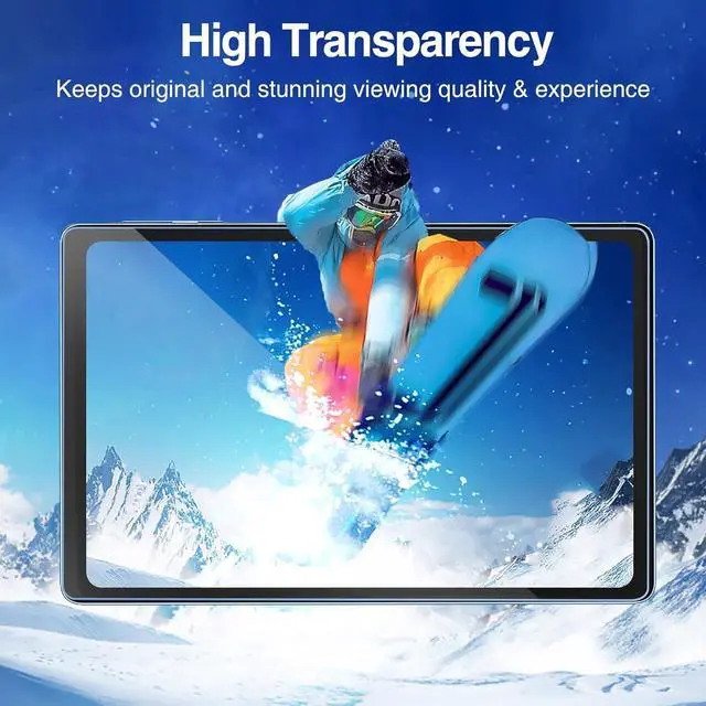 Alt view image 4 of 6 - 2 Pack Screen Protector for T-Mobile REVVL Tab 2  5G 2025 Release 10.1 Tempered Glass Screen Film Guard Screen Protector Clear