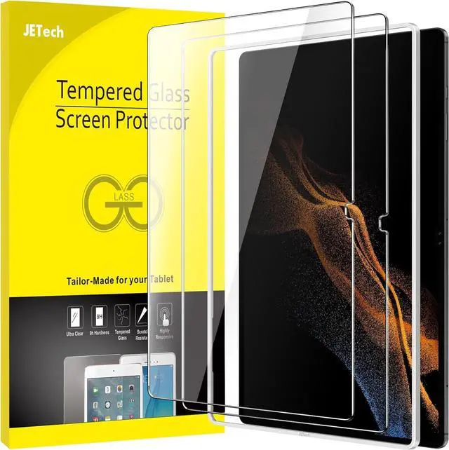 Main image of Screen Protector for  Galaxy Tab S8 Ultra (14.6-Inch 2022 Model SM-X900/SM-X906) with Easy Installation Frame Tempered Glass Film HD Clear 2-Pack