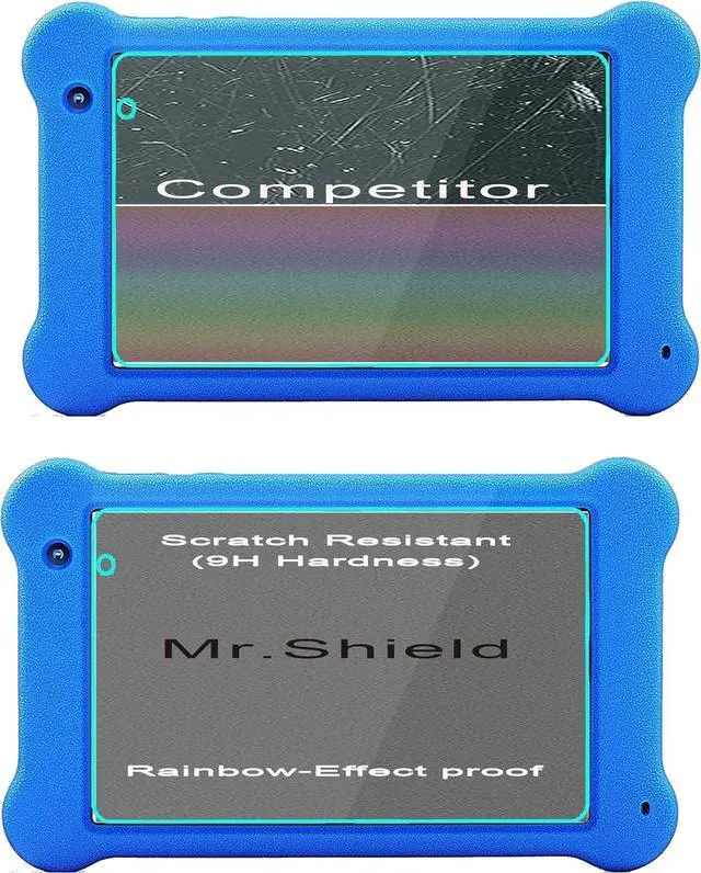 Alt view image 4 of 5 - Screen Protector compatible with Aeezo Kids Tablet 7 inch [Tempered Glass] [2-PACK] [Japan Glass with 9H Hardness]