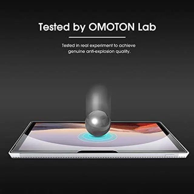 Alt view image 4 of 7 - [3-Pack Screen Protector for Surface Pro 7 Plus 7 6 5 4 [12.3 Inch] - Tempered Glass/Guide Frame/Scratch Resistant (NOT for Surface Pro 8)