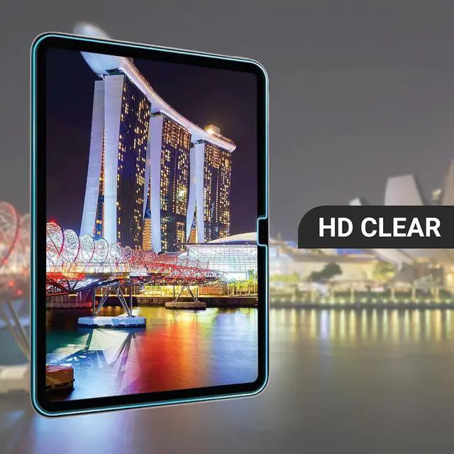 Alt view image 3 of 3 - 2 Pack for Googe Pixel Tablet 11 Inch 2023 Tempered Glass Screen Protector Anti Bubble HD Clear 9H+ MilitaryShield Glass (Face ID Stylus Pen Compatible)