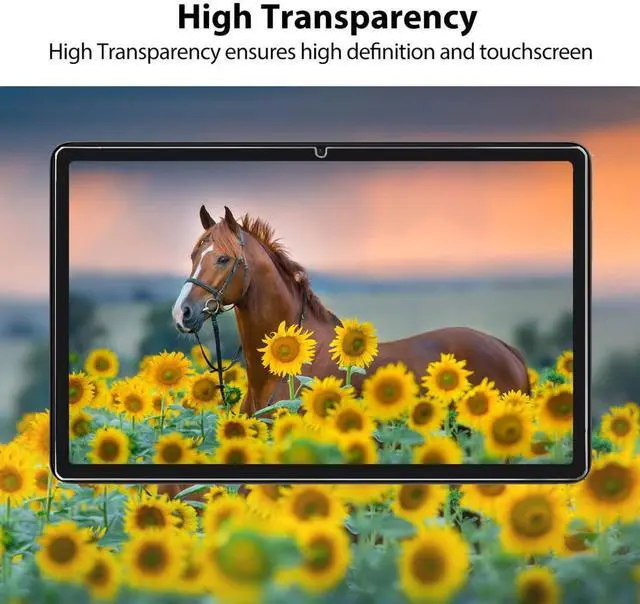 Alt view image 4 of 4 - 2-Pack Screen Protector For T-Mobile REVVL Tab 2 5G 10.1 Inch Tablet 2025 Release - Tempered Glass Film High Definition 9H Hardness