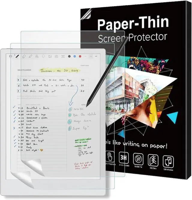 Main image of 2 Pack Paper Screen Protector Compatible with Remarkable Paper Pro 11.8 inch 2024 Anti-Scratch and Anti-Glare Matte Film for Remarkable Pro Color Tablet Write and Draw Like on Paper