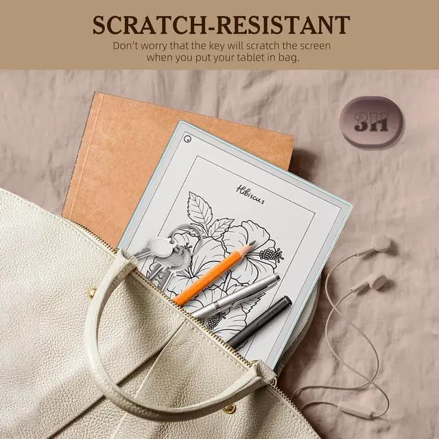 Alt view image 6 of 6 - 2 Pack Paper Screen Protector Compatible with Remarkable Paper Pro 11.8 inch 2024 Anti-Scratch and Anti-Glare Matte Film for Remarkable Pro Color Tablet Write and Draw Like on Paper