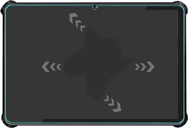 Alt view image 6 of 6 - [2-PACK] Screen Protector For OUKITEL RT6 Tablet [Tempered Glass] [Japan Glass with 9H Hardness] Screen Protector