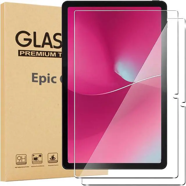 Main image of 2-Pack Screen Protector For T-Mobile REVVL Tab 2 5G 10.1 Inch Tablet 2025 Release - Tempered Glass Film High Definition 9H Hardness
