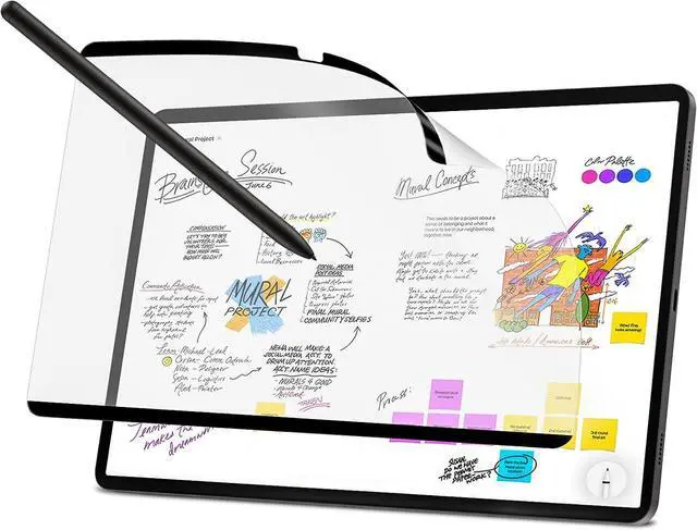 Main image of Magnetic Paper Screen Protector for  Galaxy Tab S10 Plus/S9 FE Plus 5G/Tab S9 Plus/Tab S7 FE 5G/Tab S8 Plus 2022/Tab S7 Plus 12.4 Detachable & Reusable Anti-Glare Film Easy Install Matte