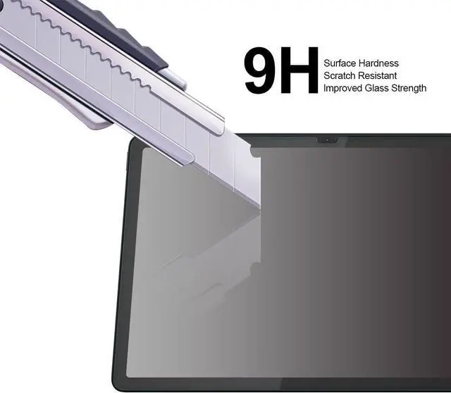 Alt view image 2 of 5 - (2 Pack) Designed for  Tab M11 / Tab K11 LTE (11 inch) Screen Protector [Tempered Glass] Anti Scratch Bubble Free