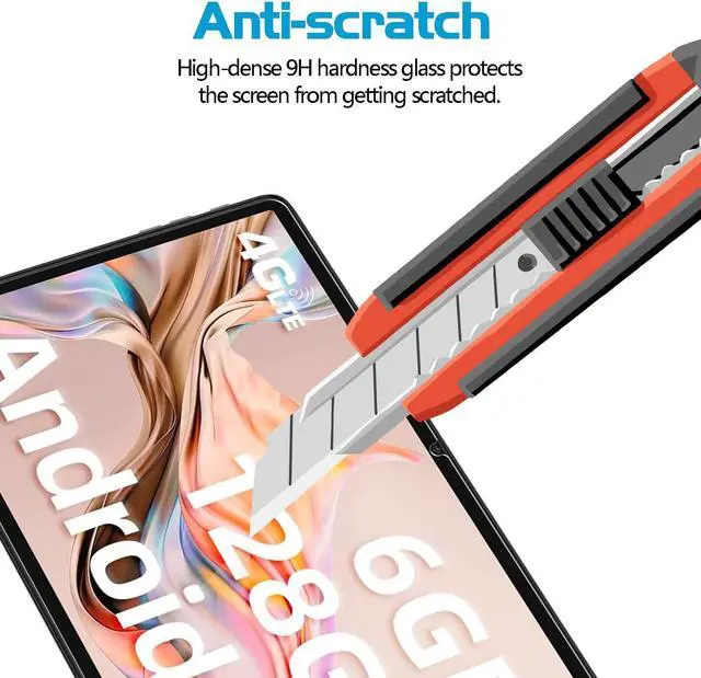 Alt view image 4 of 6 - 2 Pack Screen Protector for Teclast P40HD 10.1 Inch Tablet Tempered Glass Film [235 * 154mm/ 9.25 * 6.06 inch]