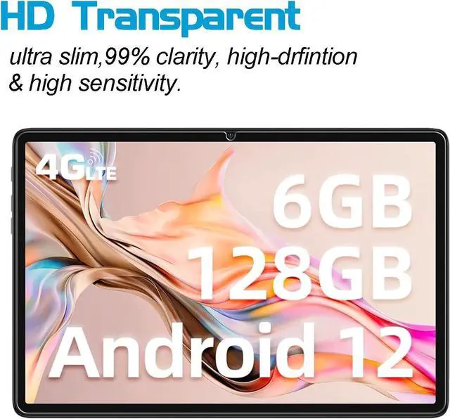 Alt view image 5 of 6 - 2 Pack Screen Protector for Teclast P40HD 10.1 Inch Tablet Tempered Glass Film [235 * 154mm/ 9.25 * 6.06 inch]