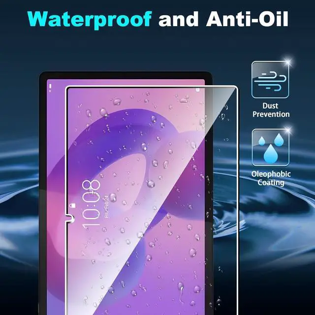 Alt view image 3 of 7 - (2 Pack) Screen Protector Designed for  Idea Tab Pro 2025/ Yoga Tab Plus 2025/ Tab P12 2023 12.7 Tempered Glass Film HD Clear Anti-Scratch Bubble Free