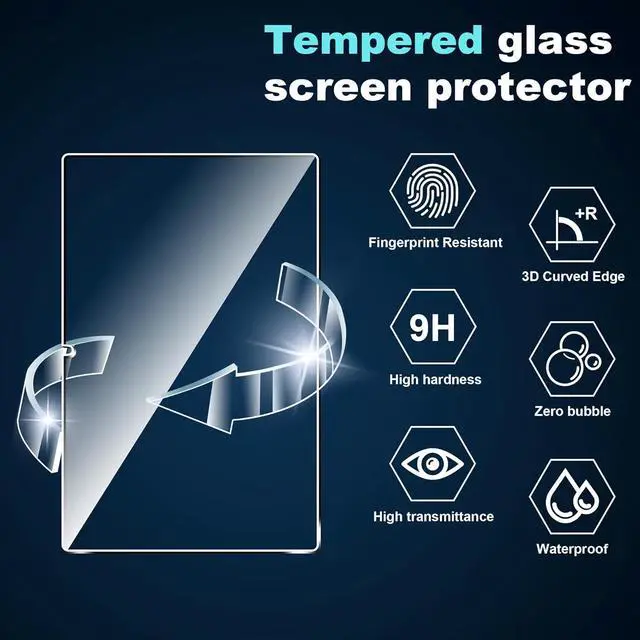 Alt view image 5 of 7 - (2 Pack) Screen Protector Designed for  Idea Tab Pro 2025/ Yoga Tab Plus 2025/ Tab P12 2023 12.7 Tempered Glass Film HD Clear Anti-Scratch Bubble Free