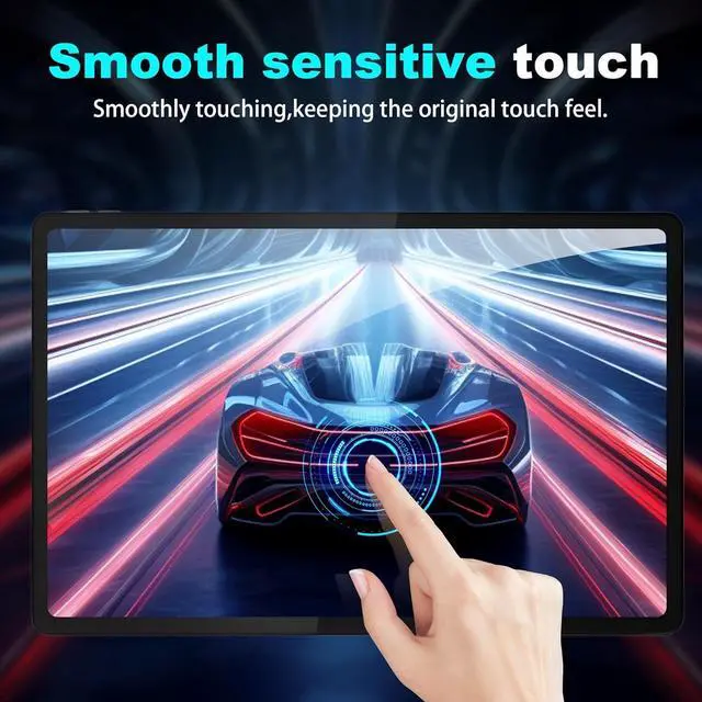 Alt view image 4 of 7 - (2 Pack) Screen Protector Designed for  Idea Tab Pro 2025/ Yoga Tab Plus 2025/ Tab P12 2023 12.7 Tempered Glass Film HD Clear Anti-Scratch Bubble Free