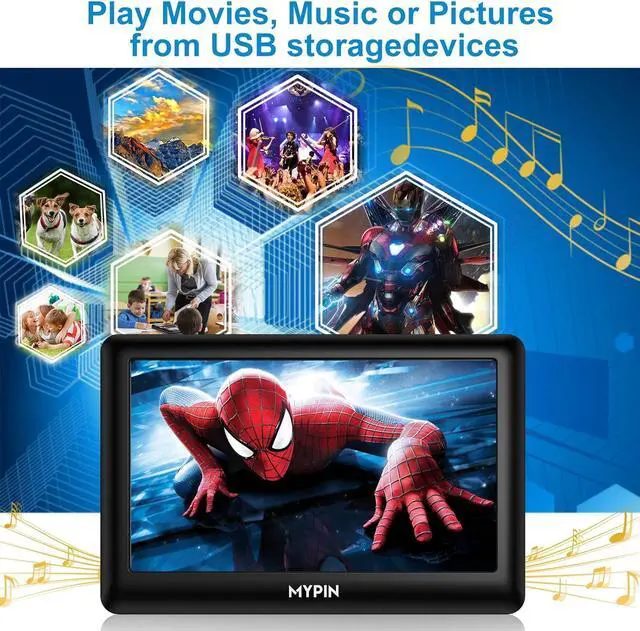 Alt view image 6 of 7 - Video to Digital Converter 4.3 AV Video Capture Box/Video Player Record Video from VHS HI8 Camcorder Set Top Box or Any Source Analog Video to Digital Converter Built-in Stereo Speakers Mic-in
