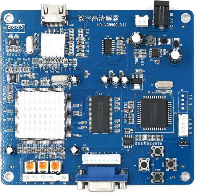 Alt view image 2 of 6 - Arcade Game VGA RBGS RGBSHV to HDMI Game Video Output Converter Board with Cable