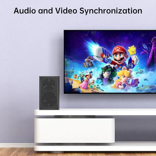 Alt view image 6 of 7 - HDMI to RCA Converter, HDMI to AV Adapter Video Audio Converter Supports PAL/NTSC for Older TV, TV Stick, DVD, Android TVs Box