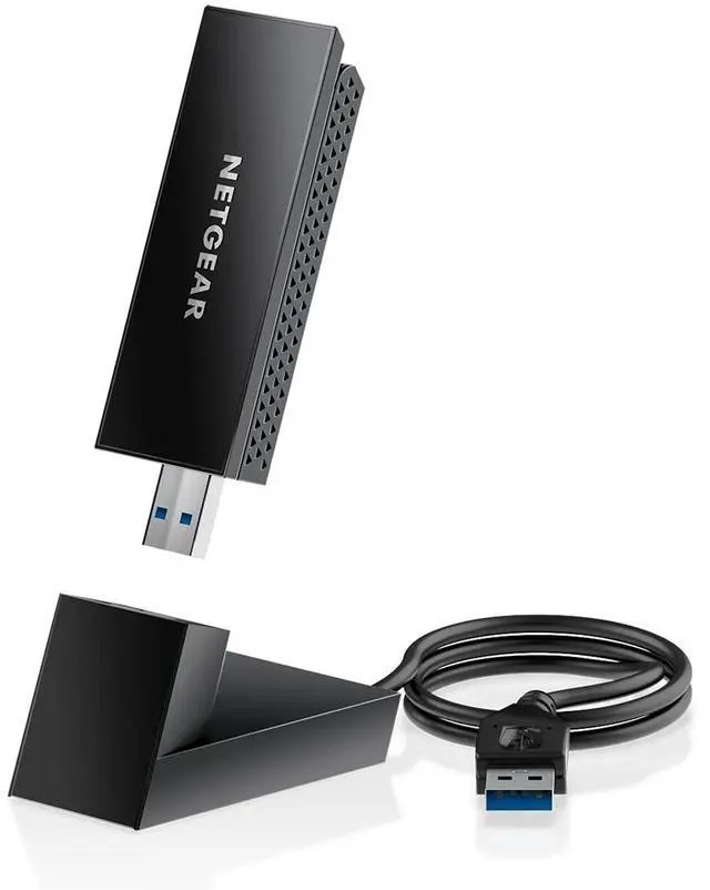 Main image of Nighthawk WiFi 6E USB 3.0 Adapter (A8000) - AXE3000 Tri-Band Wireless Gigabit Speed (Up to 3Gbps) - New 6GHz Band  Works with Any WiFi 6 or 6E Router Or Mesh System - for Windows PC