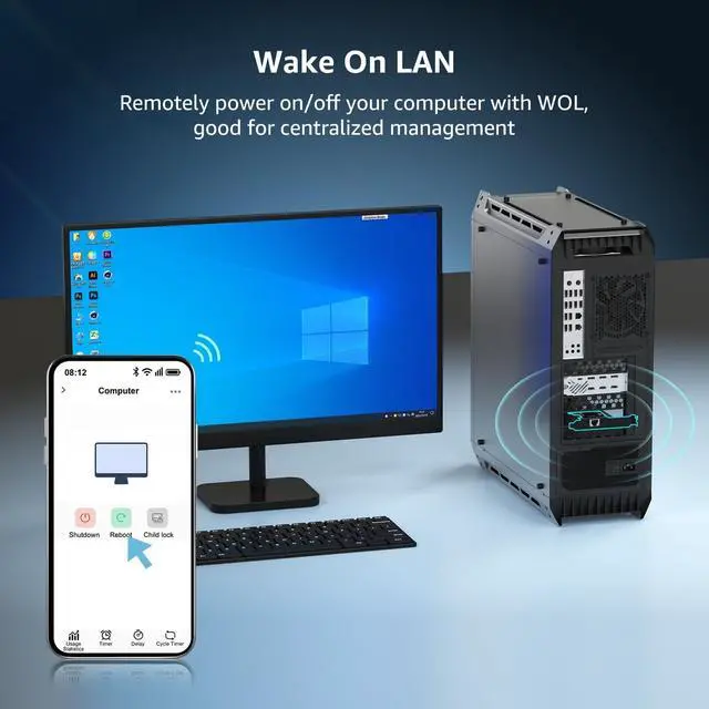 Alt view image 6 of 7 - 2025 New 10G Base-T PCI-e4.0 X1 Network Card Marvell AQC113 Controller 10Gb Ethernet Adapter Support WOL 10Gbe RJ45 Port NIC Card Windows10/11/Windows Server/Linux