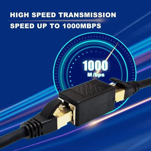 Alt view image 3 of 7 - 3 Pack Ethernet Coupler Premium Gold Plated Ethernet Extender RJ45 Coupler Female to Female for Cat7/ Cat6/ Cat5/ Cat5e Network Cable