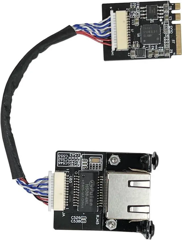 Main image of M.2 A E Key to 2.5 Gigabit Ethernet Module i225v i226v 2.5G Ethernet Server NIC 10/100/1000/25000 Mbps RJ45 LAN Multi-Gigabit M.2 Network Card Support 2230 (15CM i226 M.2 A+E Key)