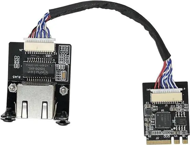Alt view image 7 of 7 - M.2 A E Key to 2.5 Gigabit Ethernet Module i225v i226v 2.5G Ethernet Server NIC 10/100/1000/25000 Mbps RJ45 LAN Multi-Gigabit M.2 Network Card Support 2230 (15CM i226 M.2 A+E Key)