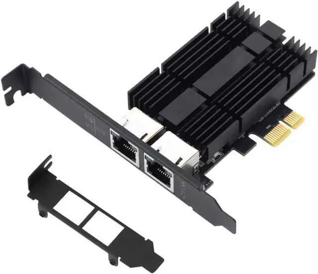 Main image of 2.5gb Network Card Dual Port PCIe Ethernet Network Adapter to 2.5 Gigabit RJ45 LAN WiFi Card NIC Compatible with Intel I226 2500Mbps for Windows/Mac OS