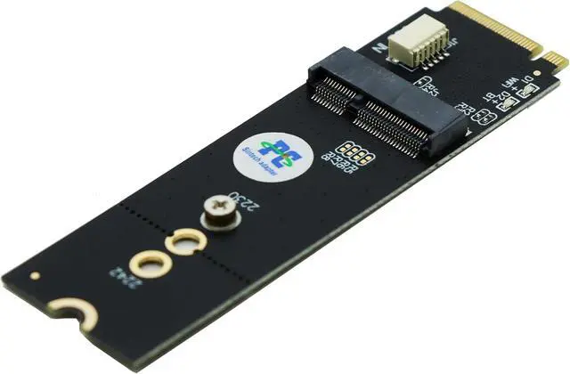 Alt view image 2 of 7 - M.2 M-Key M.2 Key E Module Adapter Card with PCIe 1X Card,Compatible for 7260,8260,9260