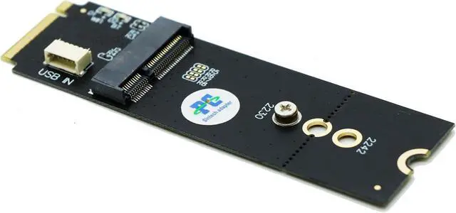 Alt view image 3 of 7 - M.2 M-Key M.2 Key E Module Adapter Card with PCIe 1X Card,Compatible for 7260,8260,9260