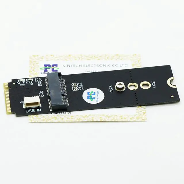 Alt view image 4 of 7 - M.2 M-Key M.2 Key E Module Adapter Card with PCIe 1X Card,Compatible for 7260,8260,9260