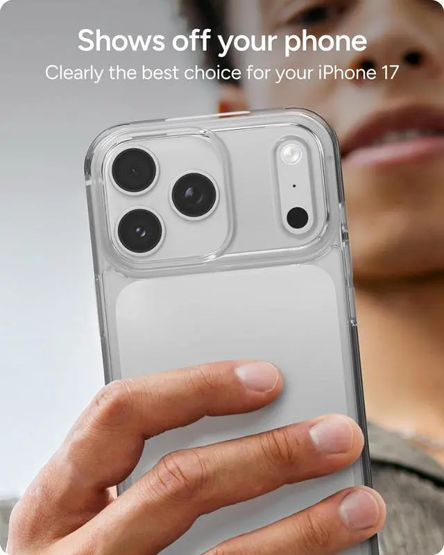 Alt view image 4 of 7 - Crystal Palace Lite Case for iPhone 17 Pro Max - Clear Drop Protection (10ft/3m) Ultra-Slim & Lightweight Sleek & Minimalistic Phone Case with Transparent Design Anti-Yellowing Technology