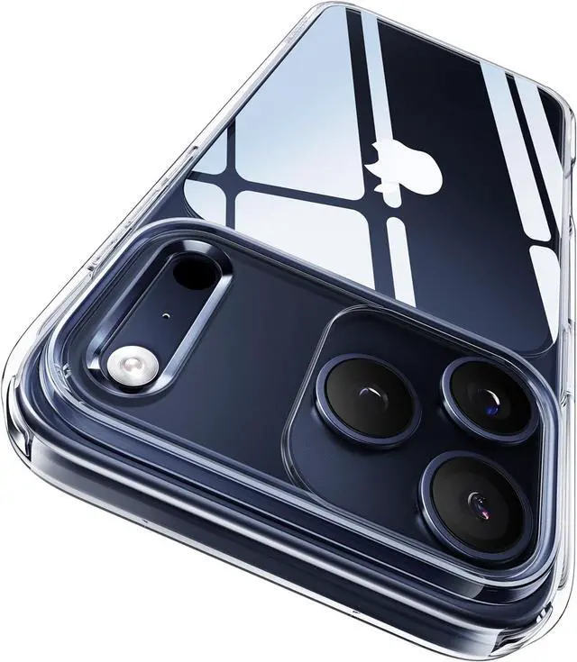 Main image of for iPhone 17 Pro Max Case Crystal Clear Patented Anti-Yellow & Virgin TPU 15FT Military-Grade Drop Protection Slim Transparent Women Men Funda para for iPhone 17 Pro Max Case 6.9 Clear