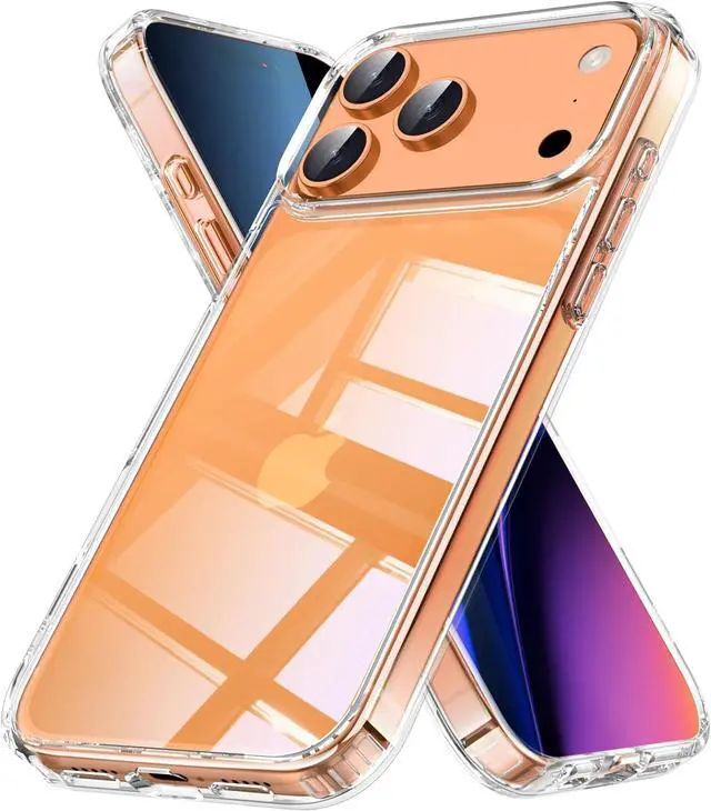 Main image of for iPhone 17 Pro Max Case Clear [Not-Yellowing] with Military-Grade Drop Protection Shockproof Hybrid Protective Cover for  iPhone 17 6.9 inch 5G 2025  TPU + PC Slim Transparent Case